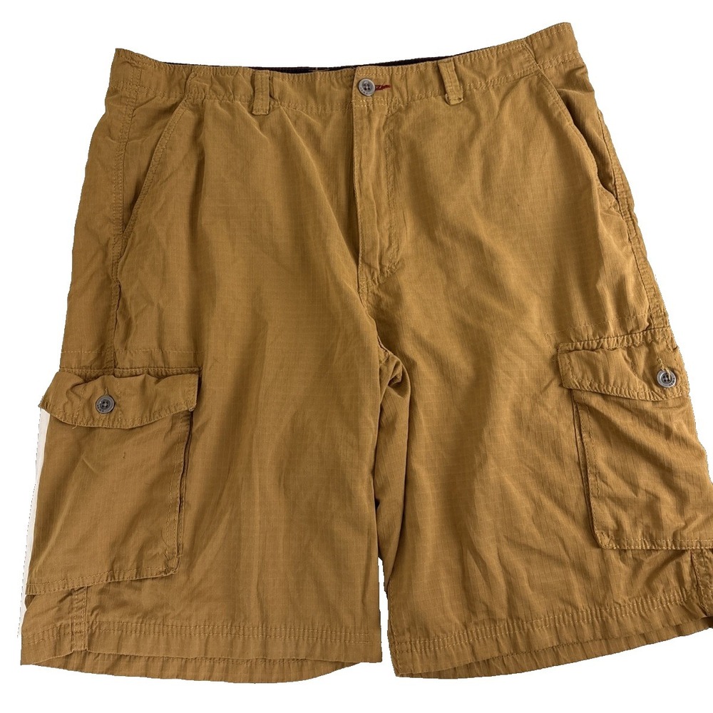 Tony Hawk Ripstop Cargo Shorts Mens 40x11.5 Brown Skater Outdoor